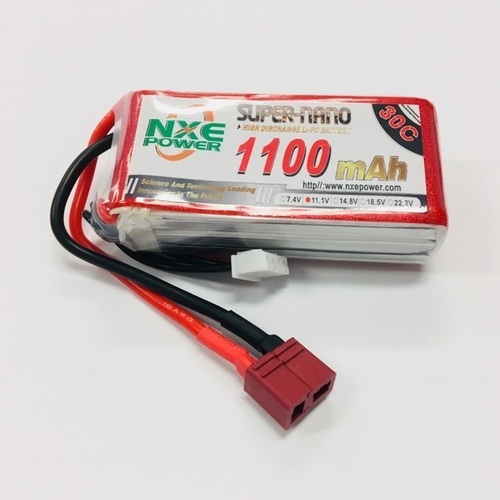 NXE - 11.1v 3s 1100mah 30c Soft Case w/Deans