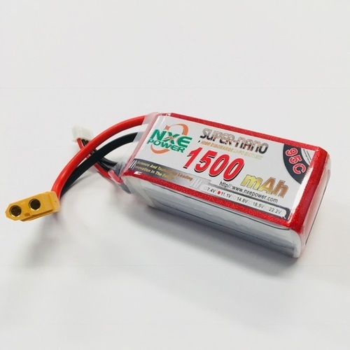 NXE - 11.1V 3s 1500 95c Drone Battery w/XT60
