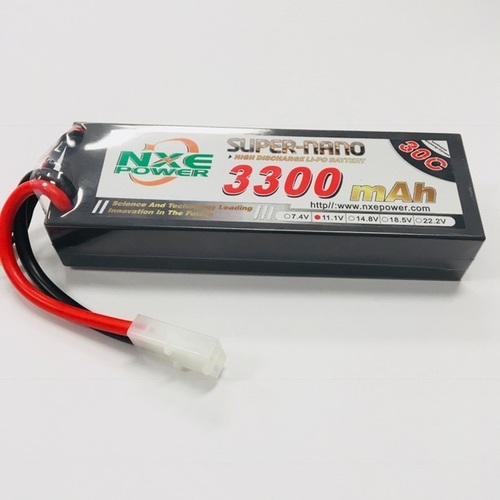 NXE - 11.1v 3S 3300mah 30c HC w/Tamiya plug