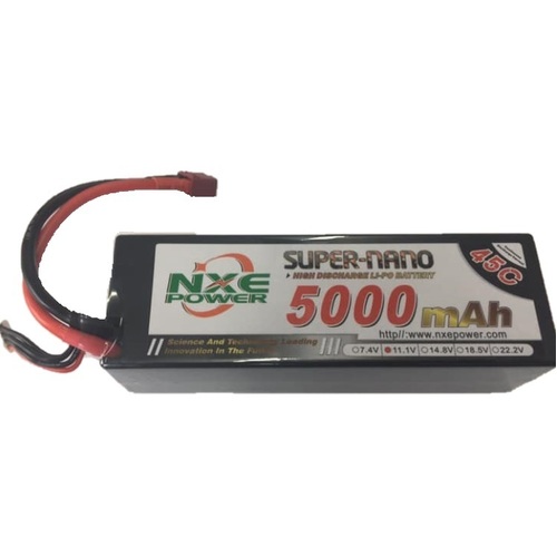 NXE - 11.1v 3S 5000mah 45c Hard Case LiPo w/Deans