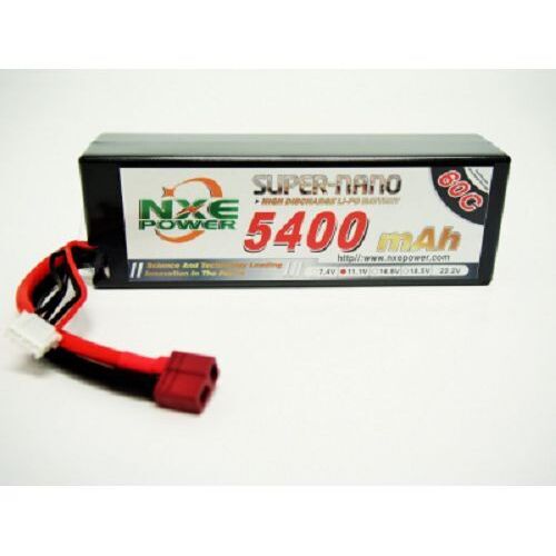 NXE - 11.1v 3S 5400mah 60c Hard Case LiPo w/Deans