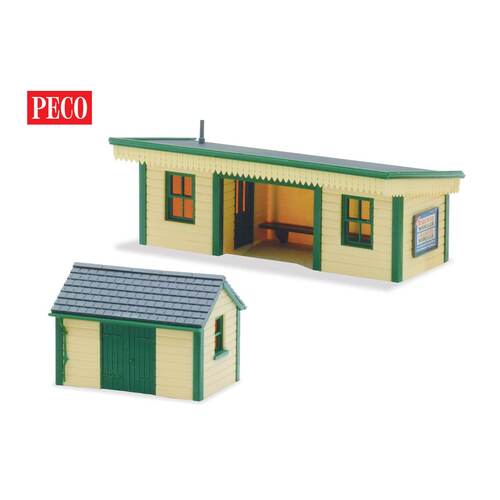 Peco - Ho/OO Platform Shelter Timber - LK16