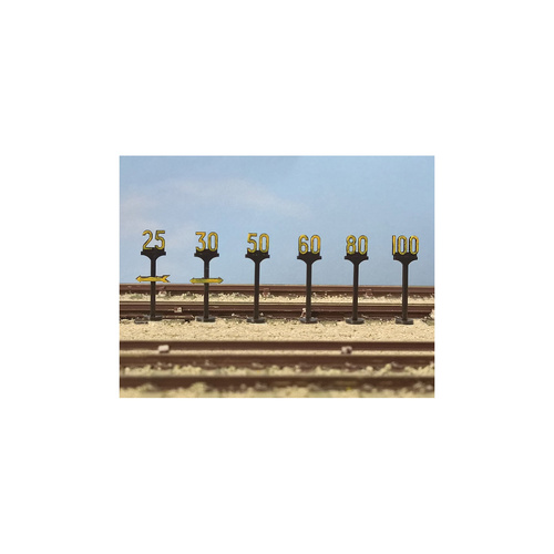 OO Speed Restrictions Signs