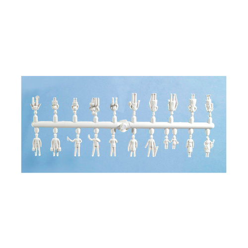 OO Unpainted 20 Passengers/Station Staff