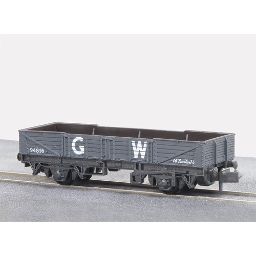 Peco -  N TUBE WAGON GW DK GREY - NR07W