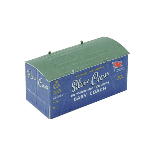 Peco -  CONTAINER SILVER CROSS BLUE - R66SC