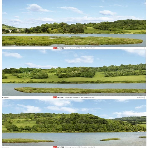 Peco -  River Valley Photographic Backscene - SKP01
