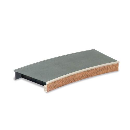 Peco - HO/OO Platform Curved - Brick - ST292