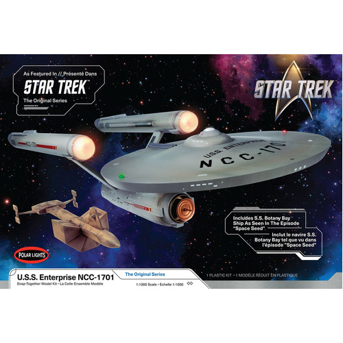 Polar Lights 1/1000 Star Trek: The Original Series U.S.S. Enterprise NCC-1701 (Snap) Plastic Model Kit
