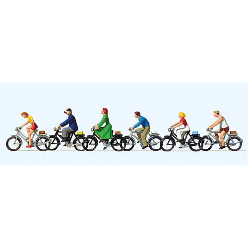 Preiser - Cyclists - 10091