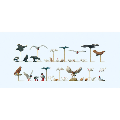 Preiser - Assorted Birds (22) - 10169