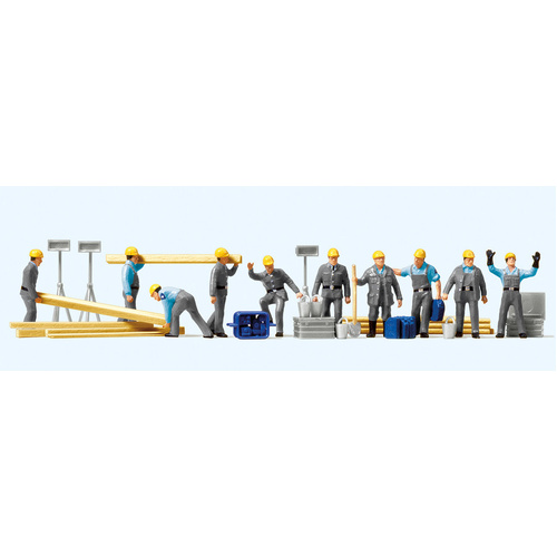 Preiser - Thw-Workers - 10220