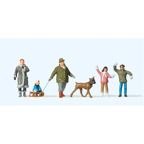 Preiser - Family Krause In Winter - 10310