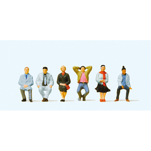 Preiser - Seated People - 10537