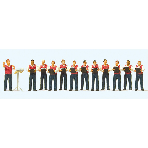 Preiser - Male Choir (12 Figs) - 10599