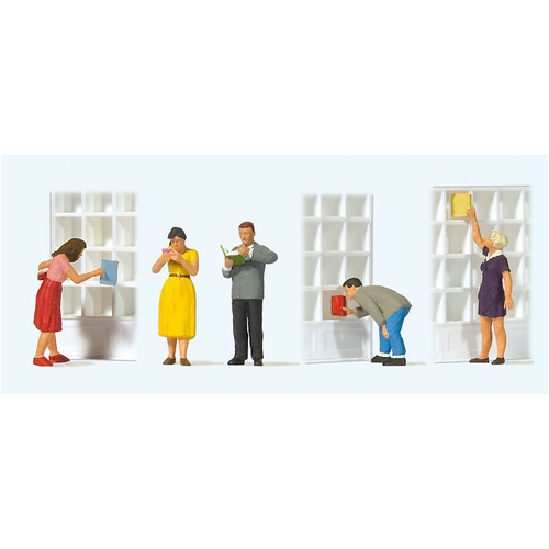 Preiser - At The Bookstore (W/Out Shelves) - 10675