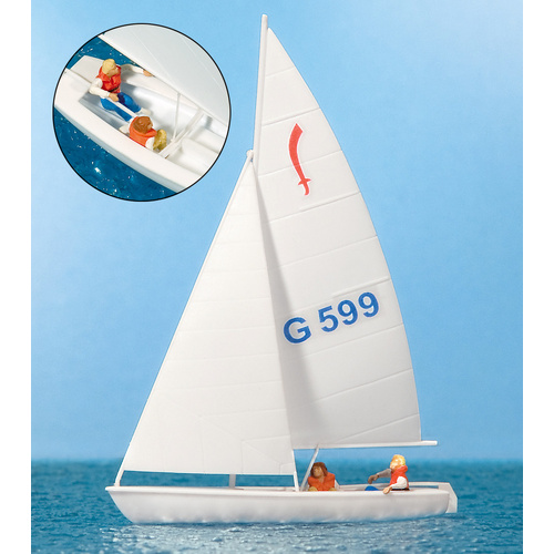Preiser - Sailboat With Figures - 10677
