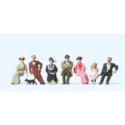 Preiser - Seated People 1900 - 12137