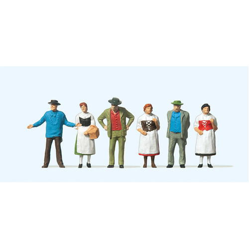 Preiser - At The Village Market - 14048