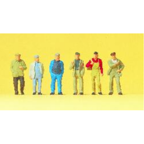 Preiser - Standing Male Workers - 14087