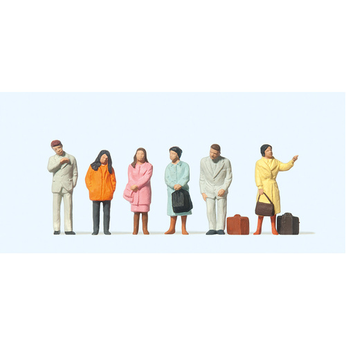 Preiser - Waiting Winter Travellers - 14121