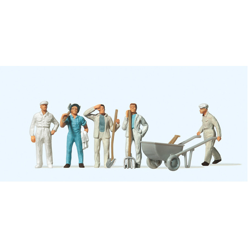 Preiser - Building Workers & Access. - 14144