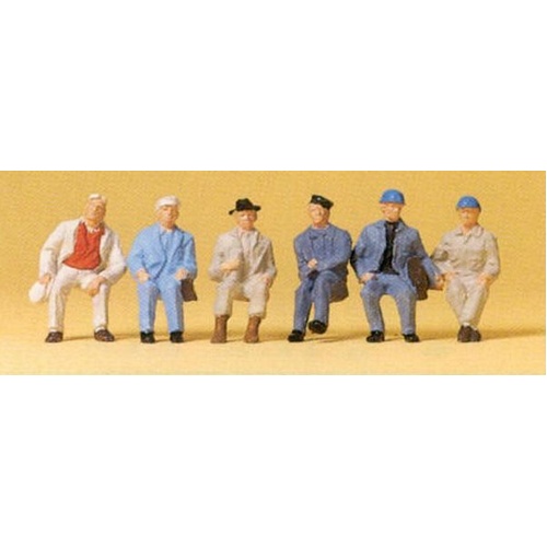 Preiser - Seated Workers - 14145