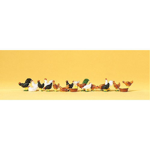 Preiser - Hens, Cocks - 14168