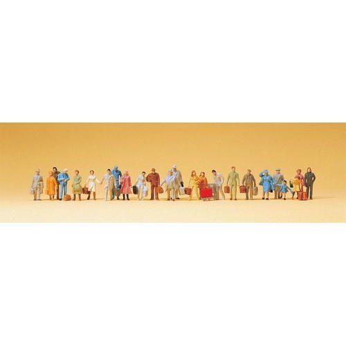 Preiser - Passengers Stndg/Wlkg (24) - 14401