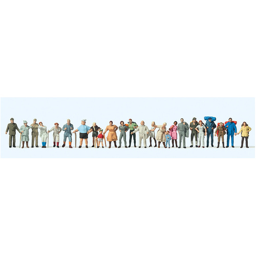 Preiser - Hikers (24 Figures) - 14413