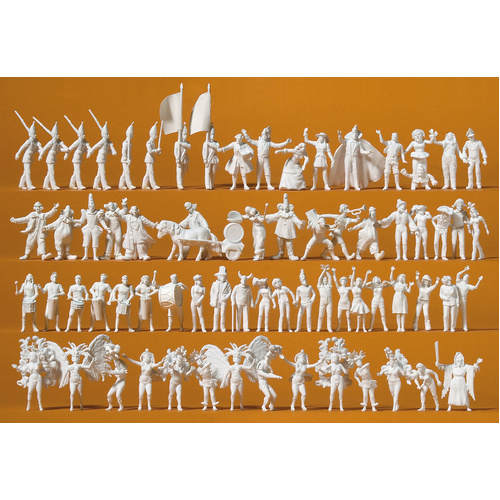 Preiser - 68 U/P Carnival/Festival Figures - 16355