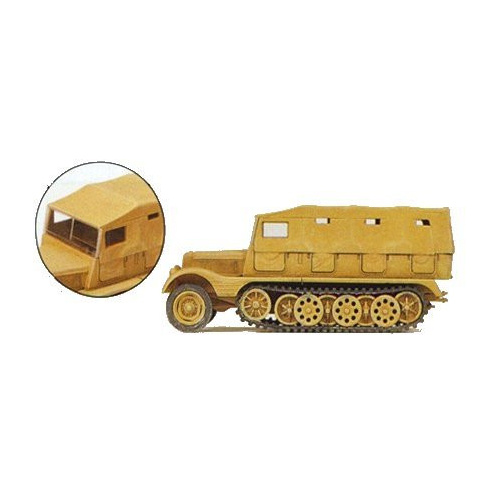 Preiser - U/P Half Track Vehicle Engin. Version - 16562