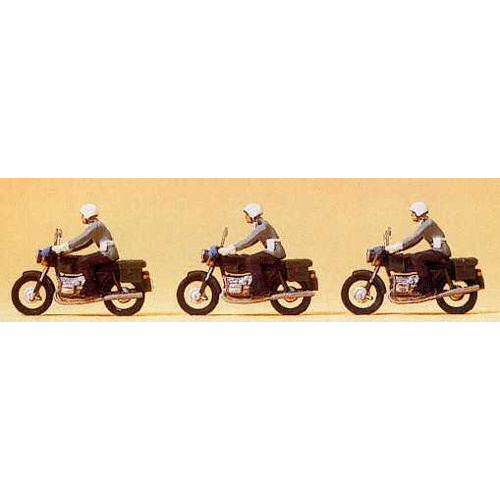 Preiser - German Military Police/Motor Bikes - 16833