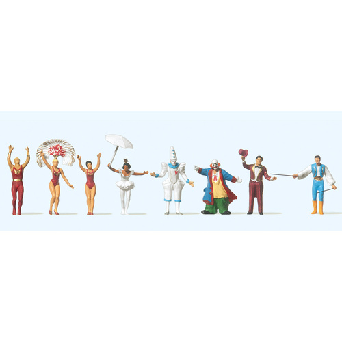 Preiser - Circus Director And Clowns - 20254