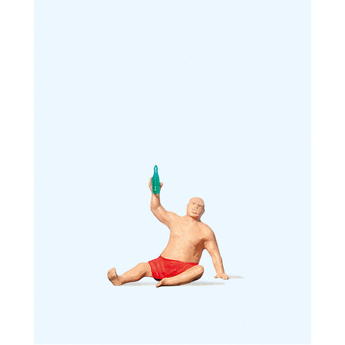 Preiser - Male Bather With Bottle - 28046
