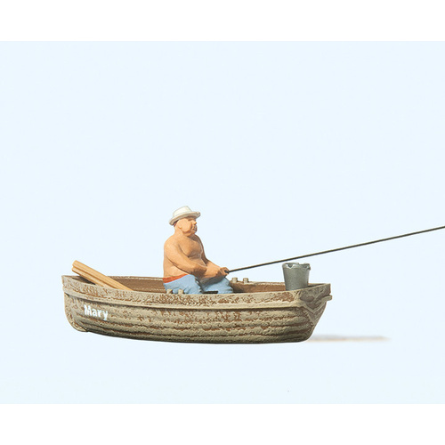 Preiser - Angler In Boat - 28052