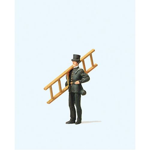 Preiser - Chimney Sweep W/Ladder - 28080