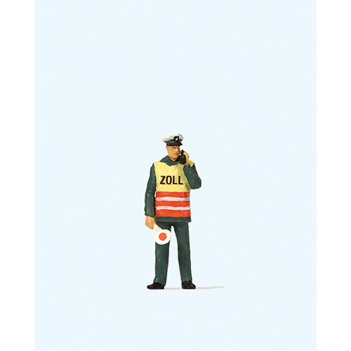 Preiser - Customs Officer In Safety Vest - 28100