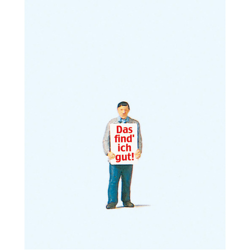 Preiser - Sandwich Board Man - 29049