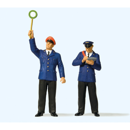 Preiser - G Controller And Conductor (2) - 44920