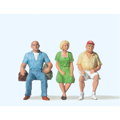Preiser - G 3 Seated People/Summer - 45080