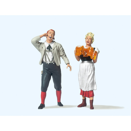 Preiser - G Waitress,Guest In Beer Garden - 45108