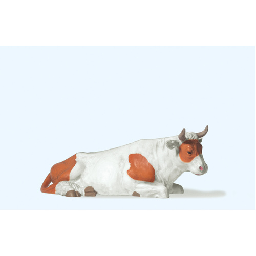 Preiser - 1:25 Cow Lying - 47004