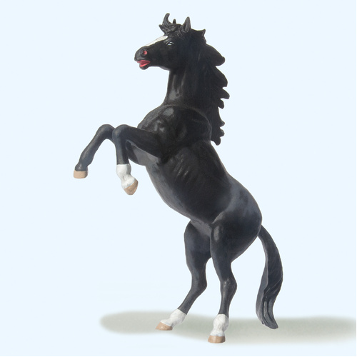 Preiser - 1:25 Horse Rearing Up - 47020