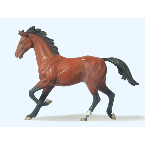Preiser - 1:25 Horse Trotting - 47022