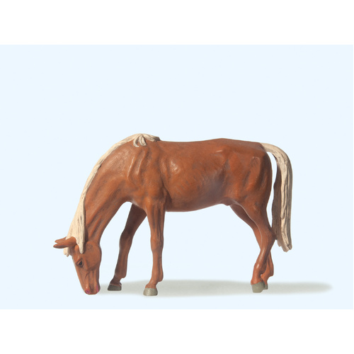 Preiser - 1:25 Horse Grazing - 47023