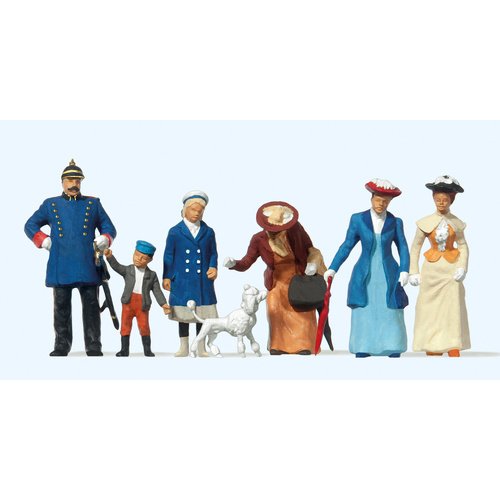 Preiser - 1:43 Passers-By,Policeman.1900(6) - 65303