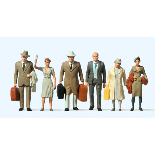 Preiser - 1:43 Passengers (6) - 65317