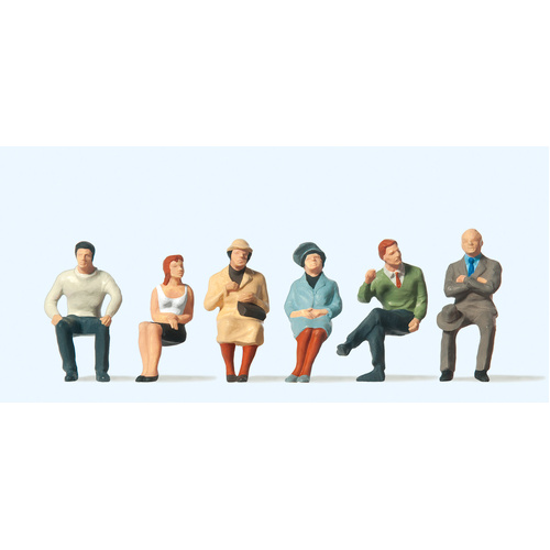 Preiser - 1:50 Seated Persons(6) - 68209