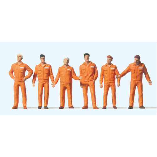 Preiser - 1:50 Mechanics (6 Figures) - 68212